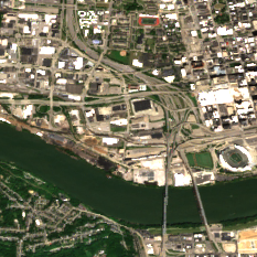 H5 Cincinnati I site on 2025-08-31, Sentinel-2 satellite true color