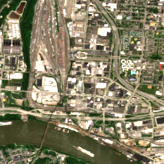 H5 Cincinnati II site on 2022-06-18, Sentinel-2 satellite true color