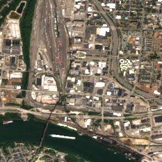 H5 Cincinnati II site on 2024-09-10, Sentinel-2 satellite true color