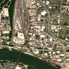 H5 Cincinnati II site on 2025-08-31, Sentinel-2 satellite true color