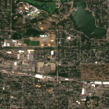 H5 Minneapolis site on 2022-07-18, Sentinel-2 satellite true color