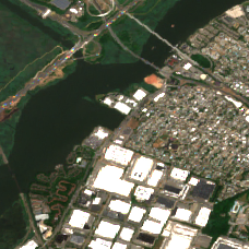 H5 New Jersey site on 2020-07-06, Sentinel-2 satellite true color