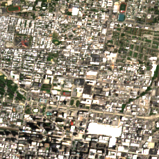 H5 Philadelphia site on 2020-07-29, Sentinel-2 satellite true color