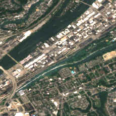 H5 Pittsburgh site on 2025-08-03, Sentinel-2 satellite true color