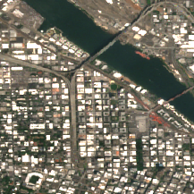 H5 Portland site on 2018-07-30, Sentinel-2 satellite true color