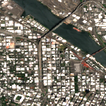 H5 Portland site on 2022-07-14, Sentinel-2 satellite true color