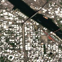H5 Portland site on 2025-06-08, Sentinel-2 satellite true color