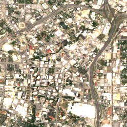 H5 San Antonio (100 Taylor) site on 2020-05-19, Sentinel-2 satellite true color