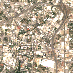 H5 San Antonio (100 Taylor) site on 2022-05-19, Sentinel-2 satellite true color