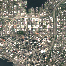 H5 Seattle site on 2018-07-30, Sentinel-2 satellite true color