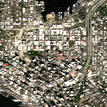 H5 Seattle site on 2020-08-15, Sentinel-2 satellite true color