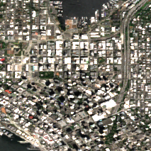 H5 Seattle site on 2024-07-13, Sentinel-2 satellite true color
