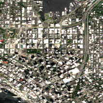 H5 Seattle site on 2025-06-08, Sentinel-2 satellite true color