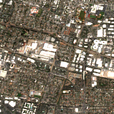 H5 Silicon Valley site on 2022-09-06, Sentinel-2 satellite true color