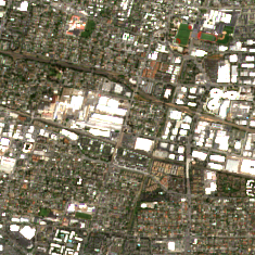 H5 Silicon Valley site on 2024-05-03, Sentinel-2 satellite true color