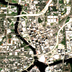 H5 Tampa site on 2025-09-19, Sentinel-2 satellite true color