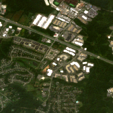 H5 Virginia (Chantilly) site on 2020-09-15, Sentinel-2 satellite true color
