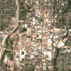 COS1 site on 2025-06-21, Sentinel-2 satellite true color