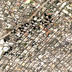 Hivelocity LA2 site on 2022-08-31, Sentinel-2 satellite true color