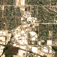 Dallas (Plano) site on 2024-09-10, Sentinel-2 satellite true color