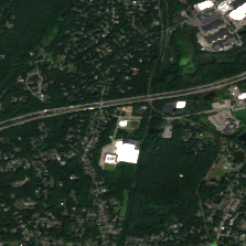 Boston site on 2022-09-09, Sentinel-2 satellite true color