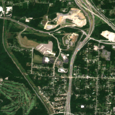 Iron Mountain Kansas Underground site on 2024-06-24, Sentinel-2 satellite true color