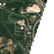 Iron Mountain Kansas Underground site on 2025-08-08, Sentinel-2 satellite true color