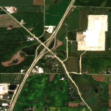Beaver Dam Data Center site on 2024-09-04, Sentinel-2 satellite true color