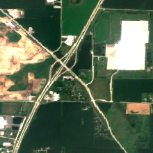 Beaver Dam Data Center site on 2025-08-02, Sentinel-2 satellite true color
