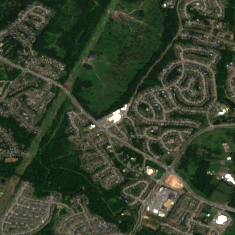 Microsoft Bristow Data Center (MNZ03) site on 2018-07-08, Sentinel-2 satellite true color