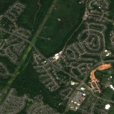 Microsoft Bristow Data Center (MNZ03) site on 2024-09-09, Sentinel-2 satellite true color