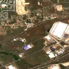 Microsoft Cheyenne Business Parkway Data Center site on 2018-07-01, Sentinel-2 satellite true color