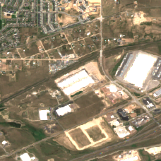 Microsoft Cheyenne Business Parkway Data Center site on 2025-08-20, Sentinel-2 satellite true color