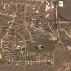 Microsoft Cheyenne Expansion (Wapiti Trail, 3,200 acres) site on 2022-08-29, Sentinel-2 satellite true color