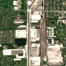 Microsoft Chicago Northlake Data Center site on 2024-05-19, Sentinel-2 satellite true color
