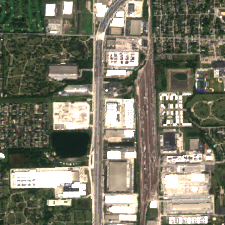 Microsoft Chicago Northlake Data Center site on 2025-09-11, Sentinel-2 satellite true color