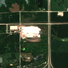 Microsoft Des Moines Project Osmium site on 2020-07-28, Sentinel-2 satellite true color