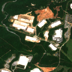 Microsoft Douglasville Data Center Campus site on 2024-05-28, Sentinel-2 satellite true color