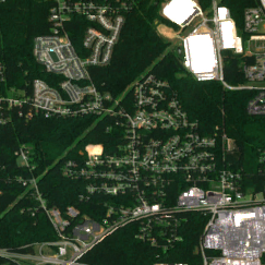 Microsoft East Point Campus site on 2018-06-04, Sentinel-2 satellite true color