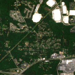 Microsoft East Point Campus site on 2022-05-09, Sentinel-2 satellite true color