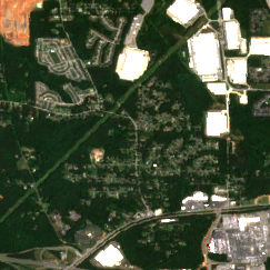 Microsoft East Point Campus site on 2024-05-28, Sentinel-2 satellite true color