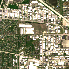Microsoft Elk Grove Village site on 2020-06-14, Sentinel-2 satellite true color
