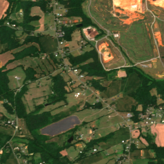 Microsoft CLT17 (Stover North) Data Center site on 2024-07-11, Sentinel-2 satellite true color