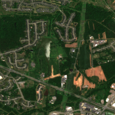Microsoft Aldie / Stone Ridge Campus (IAD11) site on 2018-05-24, Sentinel-2 satellite true color