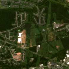 Microsoft Aldie / Stone Ridge Campus (IAD11) site on 2020-09-15, Sentinel-2 satellite true color