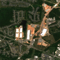 Microsoft Aldie / Stone Ridge Campus (IAD11) site on 2024-09-09, Sentinel-2 satellite true color