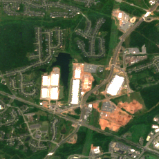 Microsoft Aldie / Stone Ridge Campus (IAD11) site on 2025-06-03, Sentinel-2 satellite true color