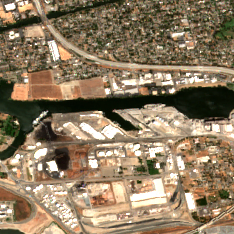 Nautilus Stockton 1 site on 2025-08-18, Sentinel-2 satellite true color