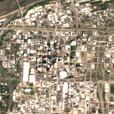 Netrality 1102 Grand (Kansas City) site on 2018-08-03, Sentinel-2 satellite true color