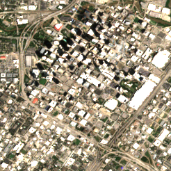 1301 Fannin site on 2024-09-07, Sentinel-2 satellite true color